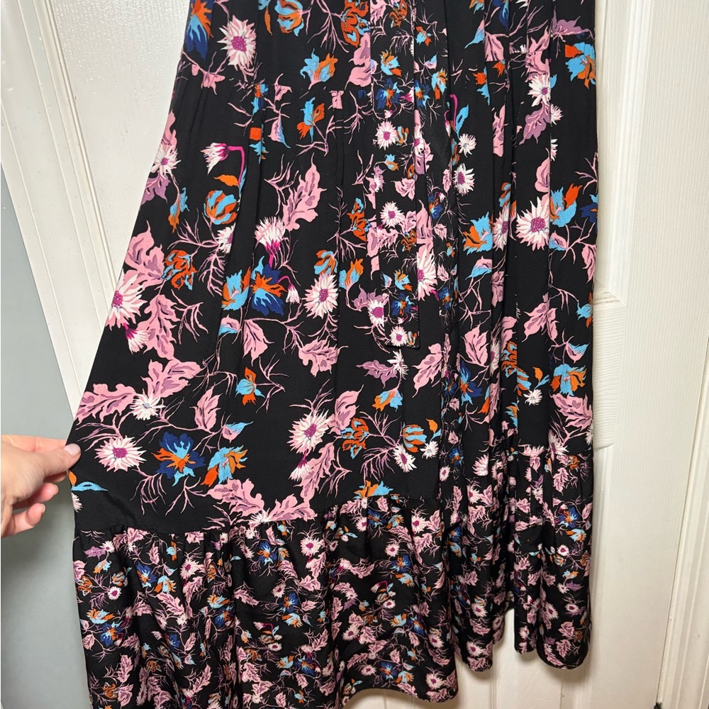 Sandro Bouna Sleeveless Floral-Print Midi Dress - Picture 6 of 10